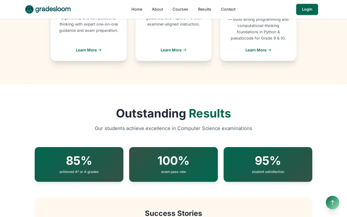 Gradesloom — outcome 1