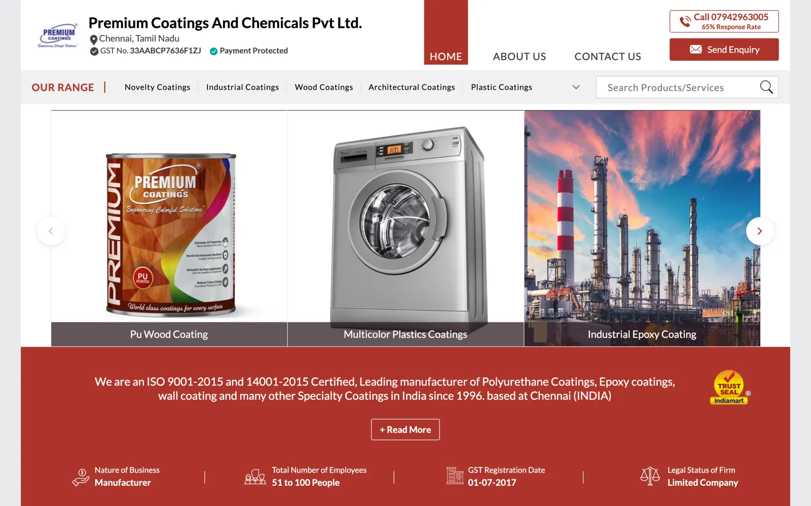Premium Coatings — project cover