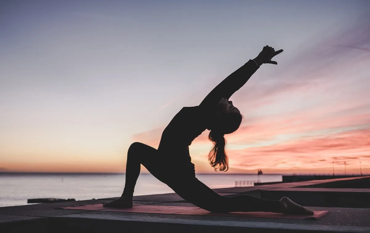Wellness practice at sunrise — the category Aazma serves