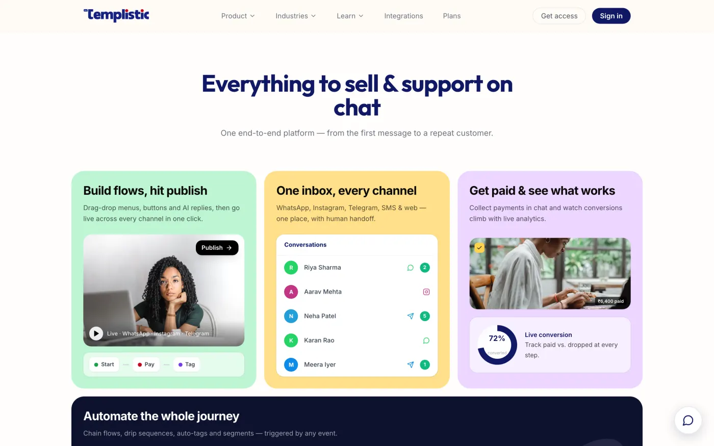 Agents, catalog and campaigns in one dashboard